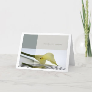 mit tiefstem Mitgefühl Karte