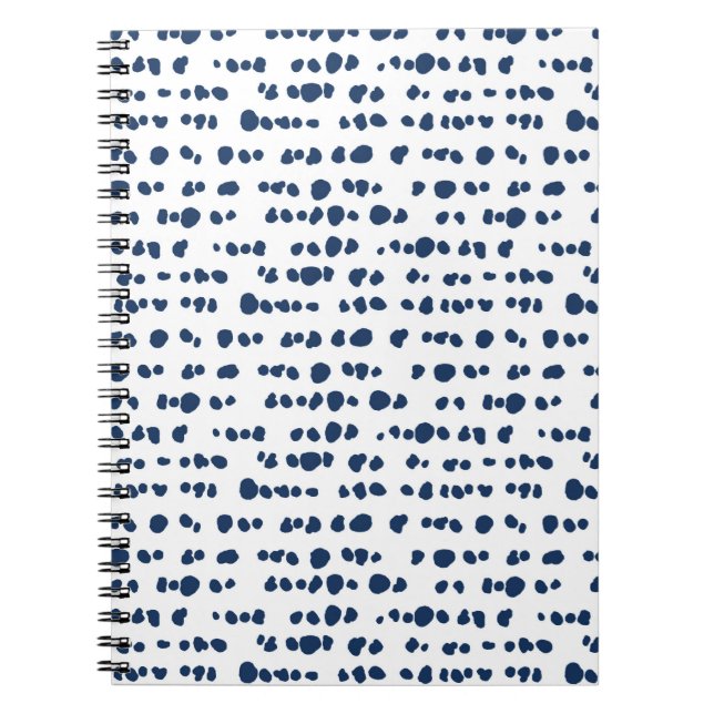 Mit Tinte geschwärzt - Indigo Notizblock (Vorderseite)