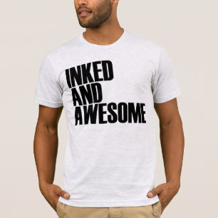 Mit Tinte geschwärzter und fantastischer T - Shir T-Shirt