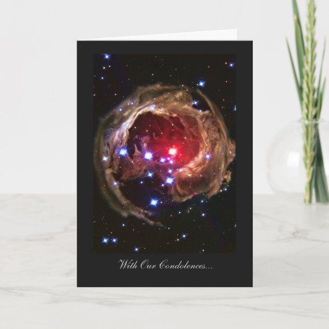 Mit unserem Beileid, Red Superriant Star Karte (Vorderseite)