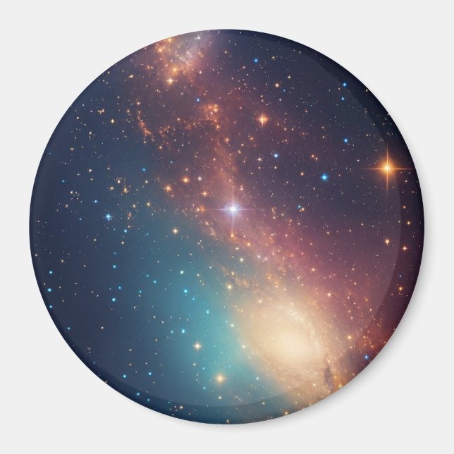 "Mit unseren Galaxy-Magneten den Wagen ausziehen" Magnet (Vorne)