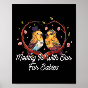 Mit unseren Pelzbabys Hochzeitsfeiern einziehen Poster