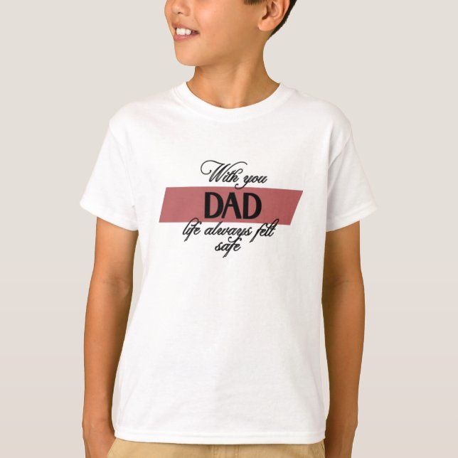 Mit Vater | Männer Basic T-Shirt (Vorderseite)
