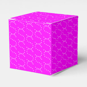 Mit w/Initial, Weißbuchstaben, magentafrosa anpas Geschenkschachtel