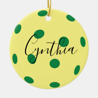 Mit Witz, Pickleball Keramik Ornament