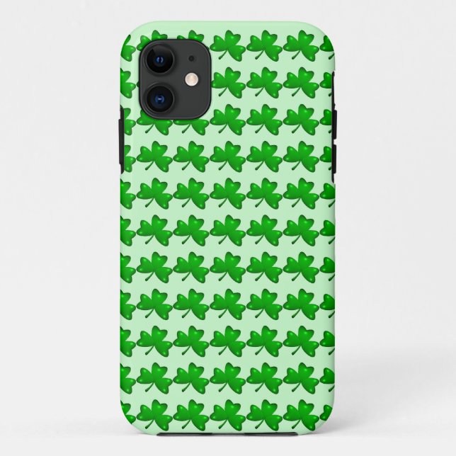 Mit Ziegeln gedeckte Kleeblatt-Case-Mate Case-Mate iPhone Hülle (Rückseite)