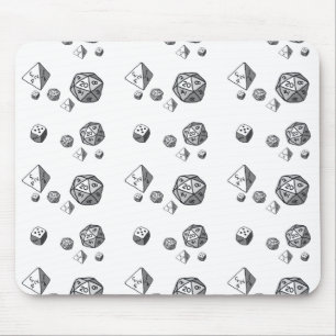 Mit Ziegeln gedeckte Würfel Mousepad