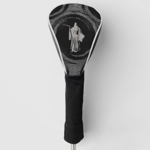 Mit Ziegeln gedeckter grimmiger Sensenmann Golf Headcover
