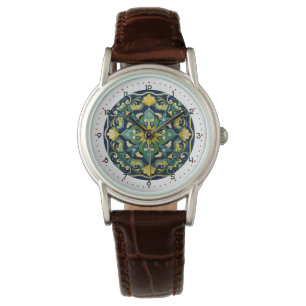 Mit zierlichen Azulejo Eleganz Armbanduhr
