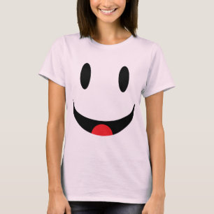 Mit Zunge-Gesicht T-Shirt