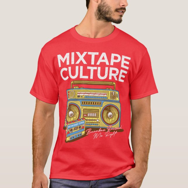 Mitape Culture Retro Boombo Music Vibe Design fami T-Shirt (Vorderseite)