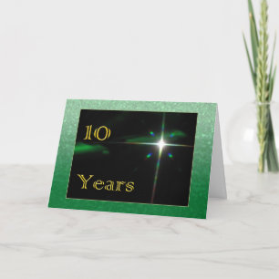 Mitarbeiter 10 Jahre Shining Star Karte