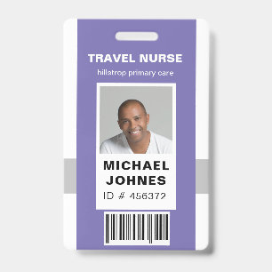 Mitarbeiter-Barcode-Photo-Name-Tag Ausweis