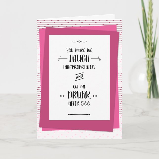 Mitarbeiter BESTE FREUNDIN Freund Karte (Vorderseite)