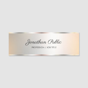 Mitarbeiter Crew Teammitglied Typografie Schrift Namensschild