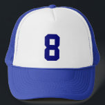 Mitarbeiter custom die Zahl 8 acht blaue Farbe Truckerkappe<br><div class="desc">Mitarbeiter mit deiner Zahl auf die person stimmen. Es auf die person stimmt zu deinem Gusto deine Mütze mit diesem schnellen Mitarbeiter leicht und, der du deinen persönlichen Notwendigkeiten oder Präferenzen kannst und zu anpassen ändern. Es fügt hinzu, entwirft, ersetzt, verändert oder nennt, eine Zahl, Text dein Termin oder der...</div>
