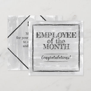 Mitarbeiter der Ausweis-Karte für den Monat Einladung