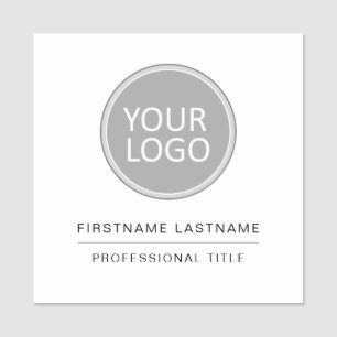 Mitarbeiter der Business-Logos-Firma Namensschild