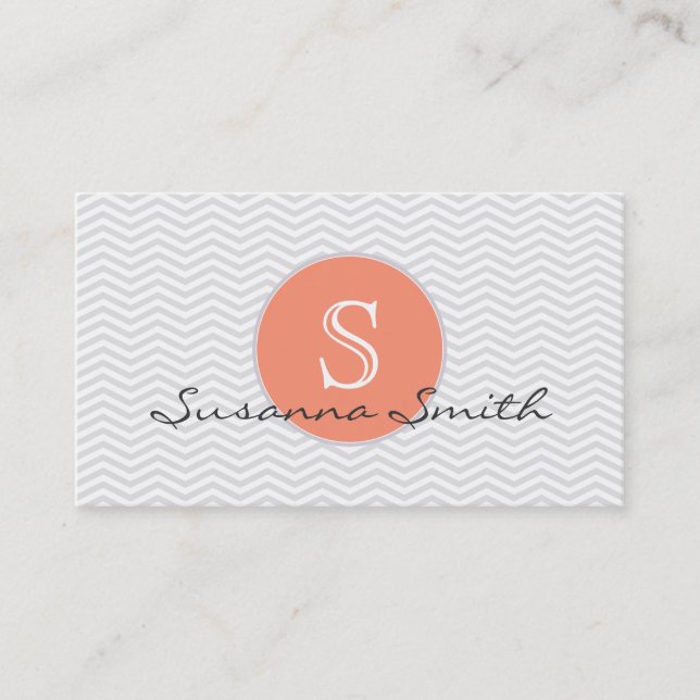 Mitarbeiter der eleganten Karte monograma (Vorderseite)