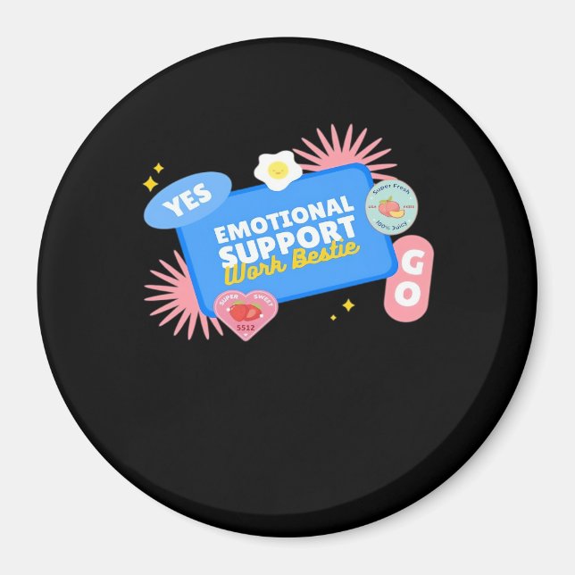 Mitarbeiter der emotionalen Hilfe - Geschenk des B Magnet (Vorne)