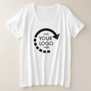 Mitarbeiter der Firma für benutzerdefinierte Logos Große Größe T-Shirt