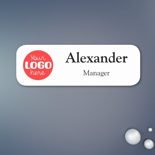 Mitarbeiter der Firma für benutzerdefinierte Logos Namensschild (Von Creator hochgeladen)