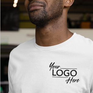 Mitarbeiter der Firma für Firmenlogo T-Shirt