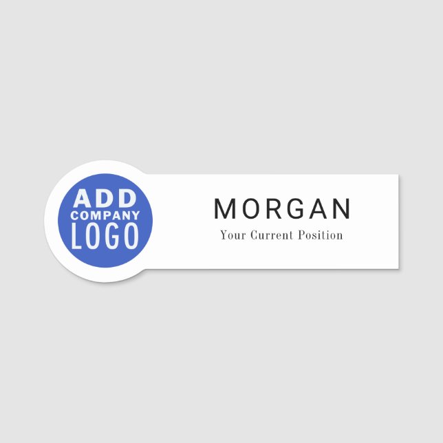 Mitarbeiter der Firma für kundenspezifische Firmen Namensschild (Vorderseite)