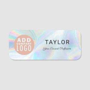 Mitarbeiter der Firma Holographic Company hinzufüg Namensschild