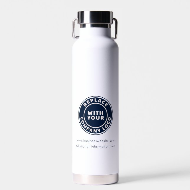 Mitarbeiter der Firma Swag hinzufügen für Unterneh Trinkflasche (Vorne)