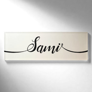 Mitarbeiter der Kalligraphie Magnetnamenstempel Namenschild