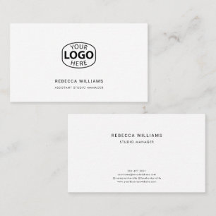 Mitarbeiter der Modern Logo Company individuell an Visitenkarte