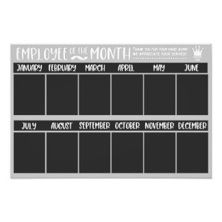 Mitarbeiter der monatlichen Auszeichnung Fotodruck