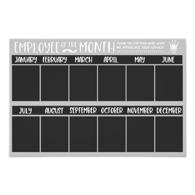 Mitarbeiter der monatlichen Auszeichnung Fotodruck (Vorne)