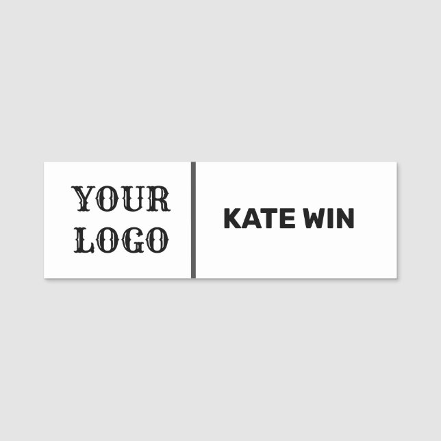 Mitarbeiter des Abzeichens mit kleinem Namen Magne Namensschild (Vorderseite)