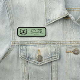 Mitarbeiter des Apothekers Namensschild