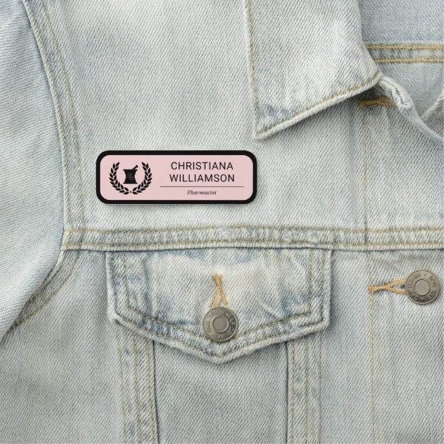 Mitarbeiter des Apothekers Namensschild (Beispiel)