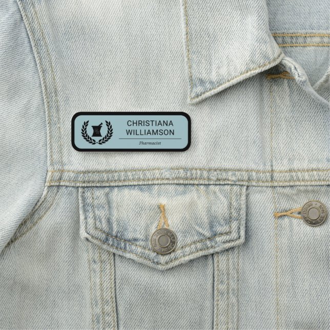 Mitarbeiter des Apothekers Namensschild (Beispiel)