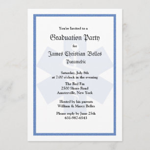 Mitarbeiter des Asclepius Abschluss Einladung