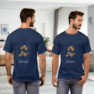 Mitarbeiter des Blue Business Logos T-Shirt