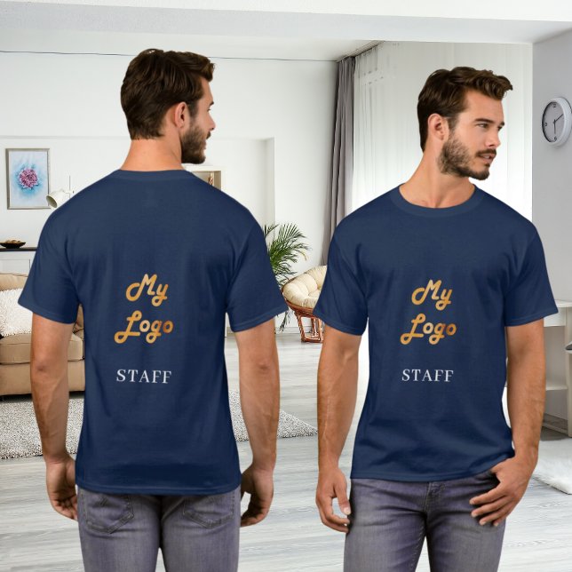 Mitarbeiter des Blue Business Logos T-Shirt (Von Creator hochgeladen)
