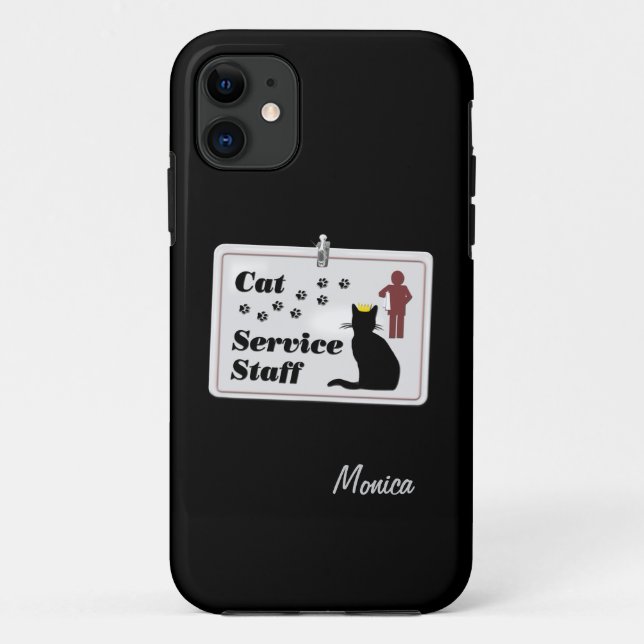 Mitarbeiter des Katzendienstes Case-Mate iPhone Hülle (Rückseite)