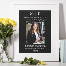 Mitarbeiter des Logobetriebs Monogram oder Add Poster