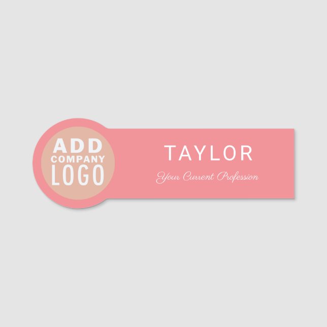 Mitarbeiter des Mitarbeiterbüros für das Unternehm Namensschild (Vorderseite)