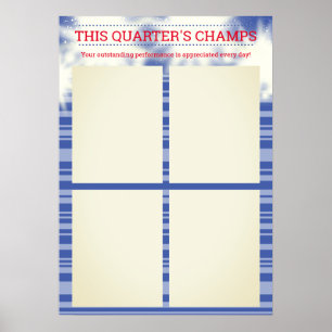 Mitarbeiter des monatlichen Posters für 8.5x11s Poster