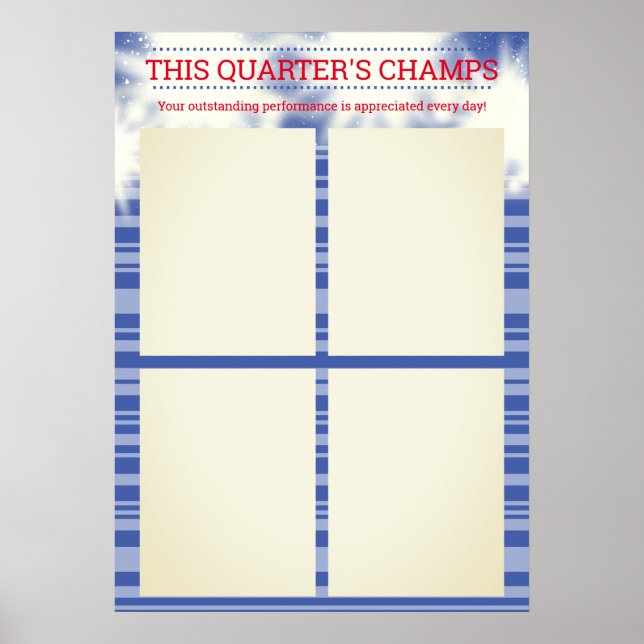 Mitarbeiter des monatlichen Posters für 8.5x11s Poster (Vorne)