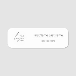 Mitarbeiter des Unternehmens für Ihr Firmenlogo Namensschild