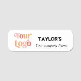 Mitarbeiter des Unternehmens hinzufügen Namensschild