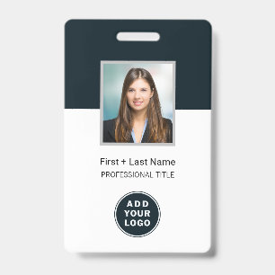 Mitarbeiter-Foto-Barcode und Logo benutzerdefinier Ausweis