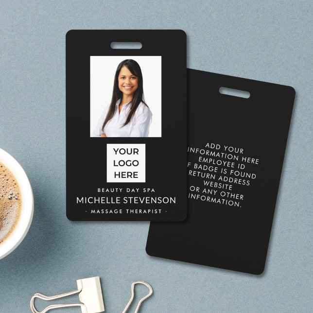 Mitarbeiter Foto ID Company Security Black Ausweis (Von Creator hochgeladen)
